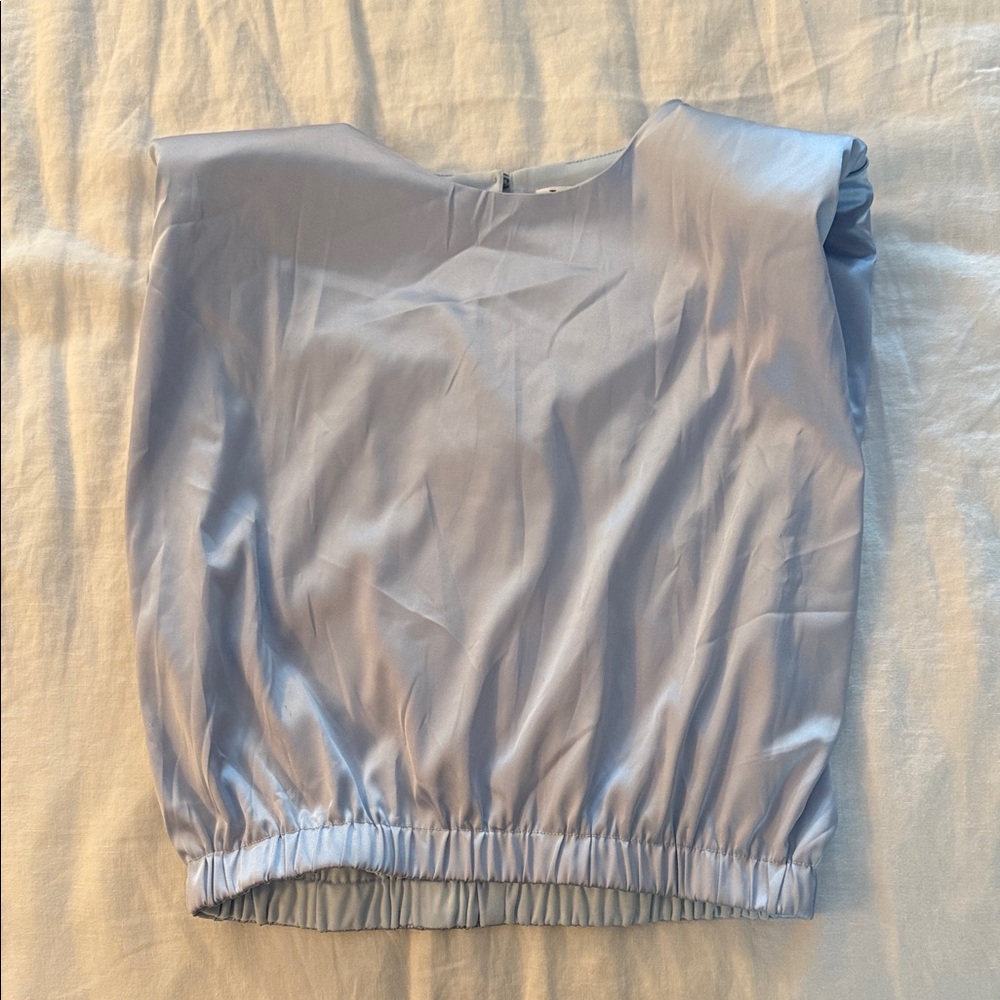 Elegant Blue Women's Top